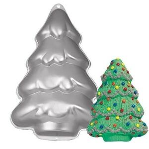 VINTAGE 1896 WILTON CHRISTMAS TREE BAKING PAN MADE IN KOREA